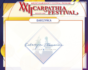Katarzyna Złamaniec Atelier &amp; Academy wspiera XXII Międzynarodowy Festiwal Piosenki „Carpathia Festival”