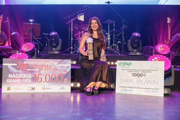 Zwycięzcy XXII Międzynarodowego Festiwalu Piosenki „Carpathia Festival” – Rzeszów 2026