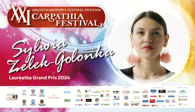 XXI Międzynarodowy Festiwal Piosenki „Carpathia Festival” – Rzeszów 19–20 lipca 2025.  Filharmonia Podkarpacka im. Artura Malawskiego w Rzeszowie.