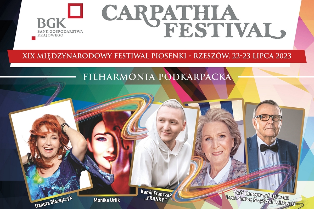 Carpathia Festival po raz 19. w Rzeszowie. Z Ireną Santor w loży honorowej!