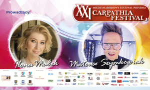 Prowadzący XXI Międzynarodowy Festiwal Piosenki Carpathia Festival 2025